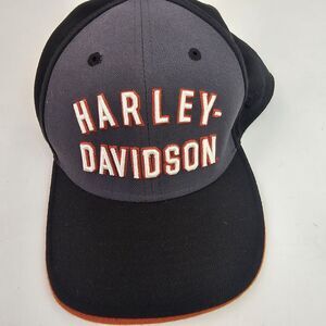 Harley Davidson 39Thirty New Era Stretch Baseball Hat Cap Sz L-XL Racing  S0118